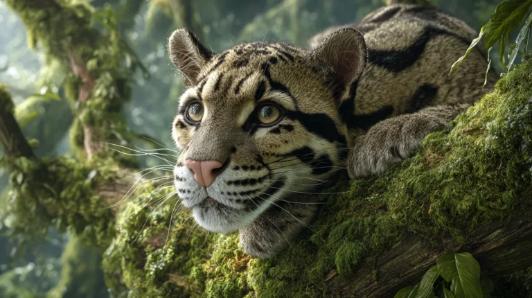 Panthère nébuleuse : le félin fantôme des forêts d’Asie