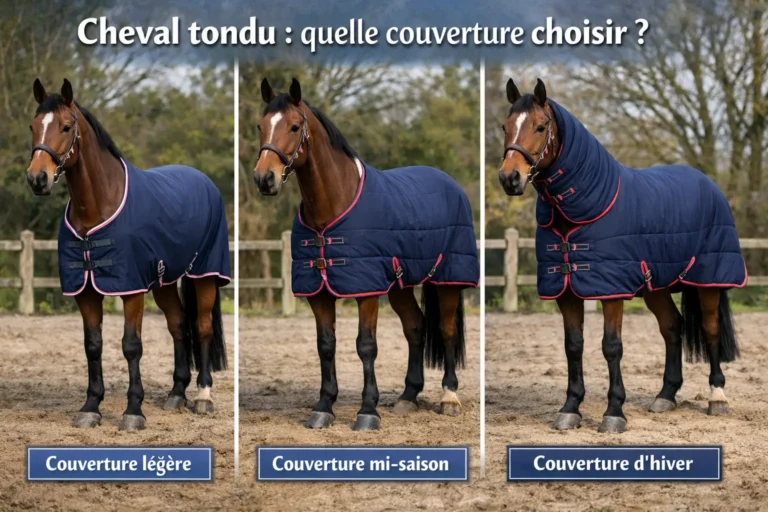 Cheval tondu : quelle couverture choisir ?