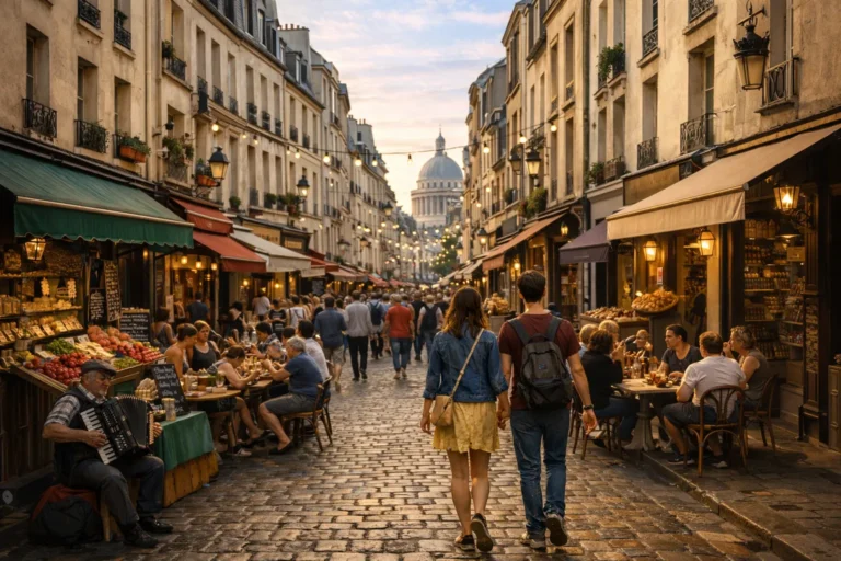 Rue Mouffetard à Paris : l’itinéraire vivant du Quartier latin